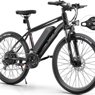 TotGuard Electric Bike for Adults, 27.5" Electric Bike 500W Ebike 19.8MPH Adult Electric Bicycles Electric Mountain Bike,48V 499WH Removable Lithium Battery,21-Speed Gears,Lockable Suspension Fork