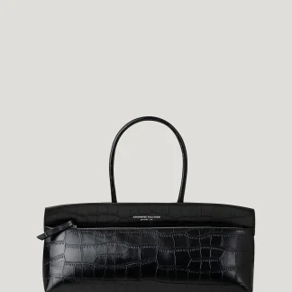 Alligator Black Ace Baguette Bag
