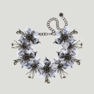 Grey Flora Necklace